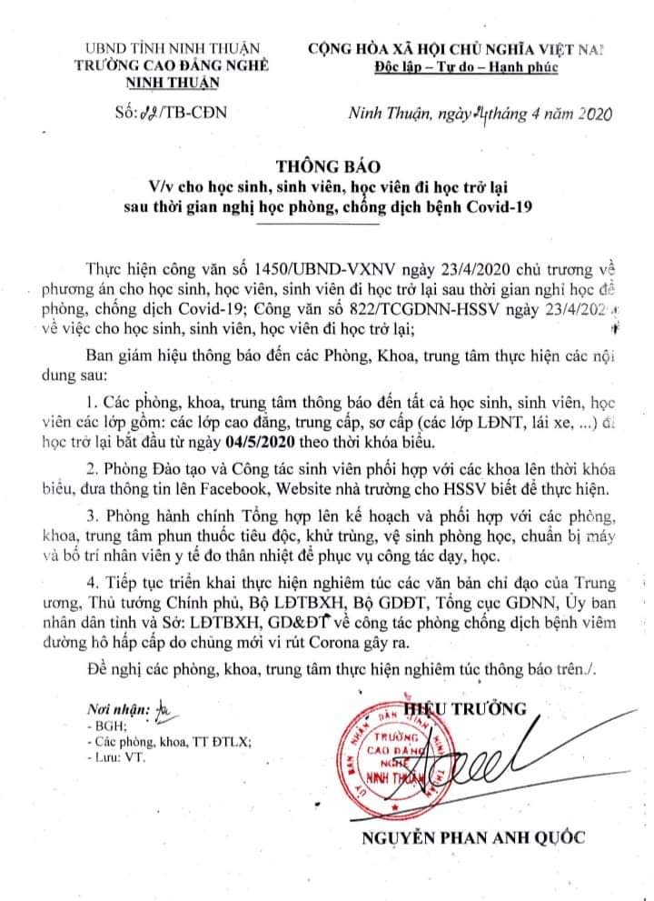 Thông báo