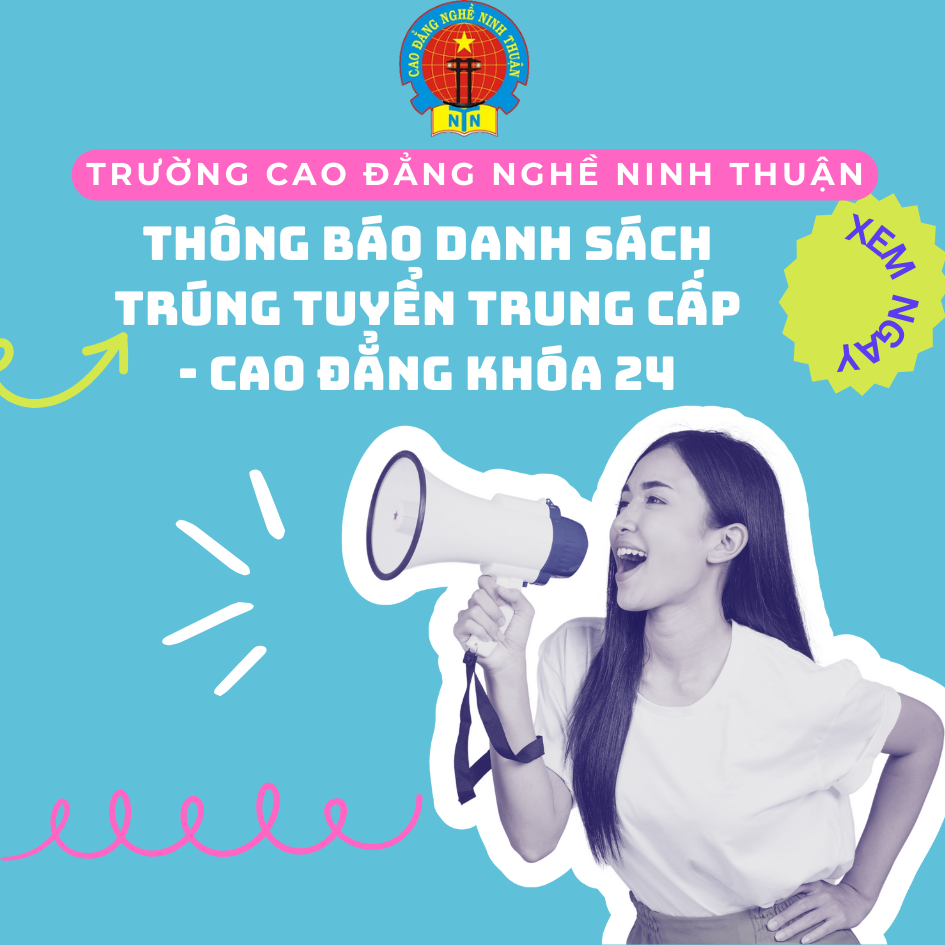 Danh sách Học sinh - Sinh Viên Trúng tuyển Khóa 2024